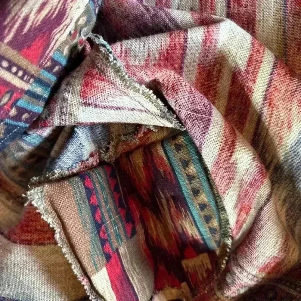 Very unique handmade western crop top and matching jacket set boho,festival